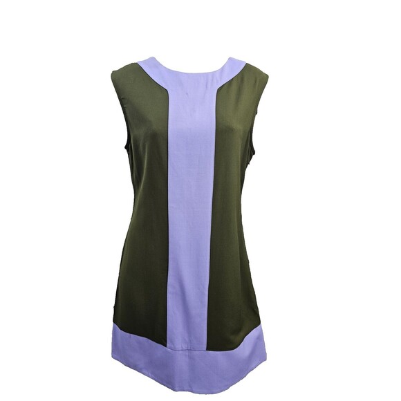 Abaeté Dresses & Skirts - Abaeté Dress Colorblock Mod Minimalist Wool Blend Women's 10‎ Retro 1970s NEW